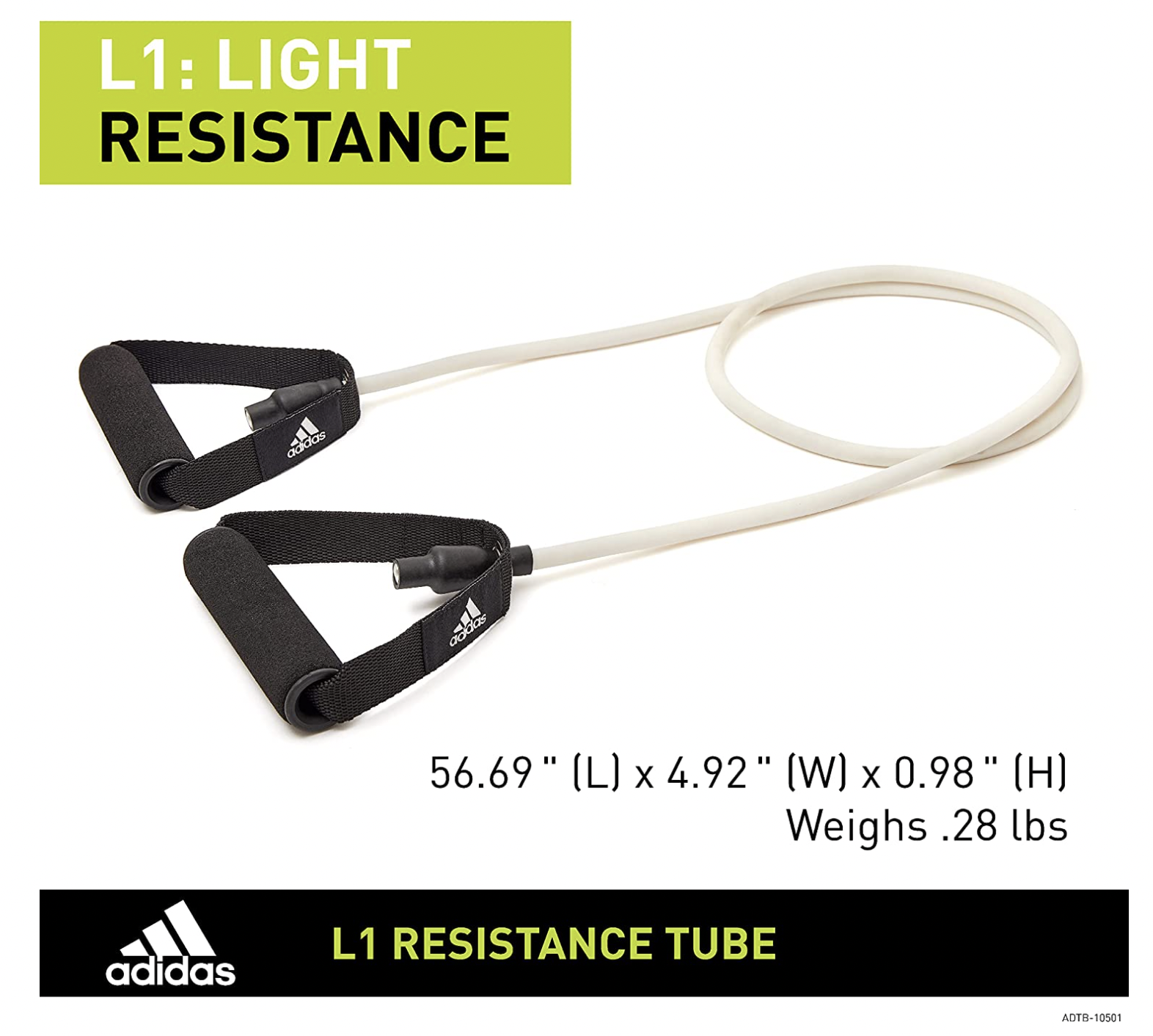 Adidas Resistance Tube Yoga Pilates Gym Exercise Home Fitness Workout L1 Price
