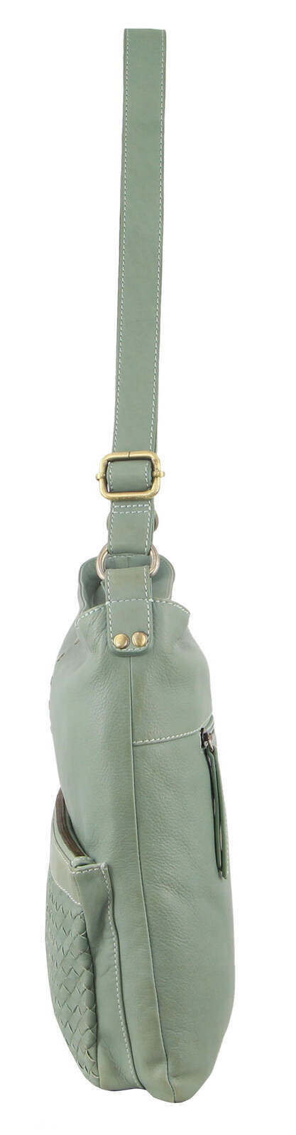 3-Piece Set Pierre Cardin Womens Woven Cross-Body Bag - Mint Green Price