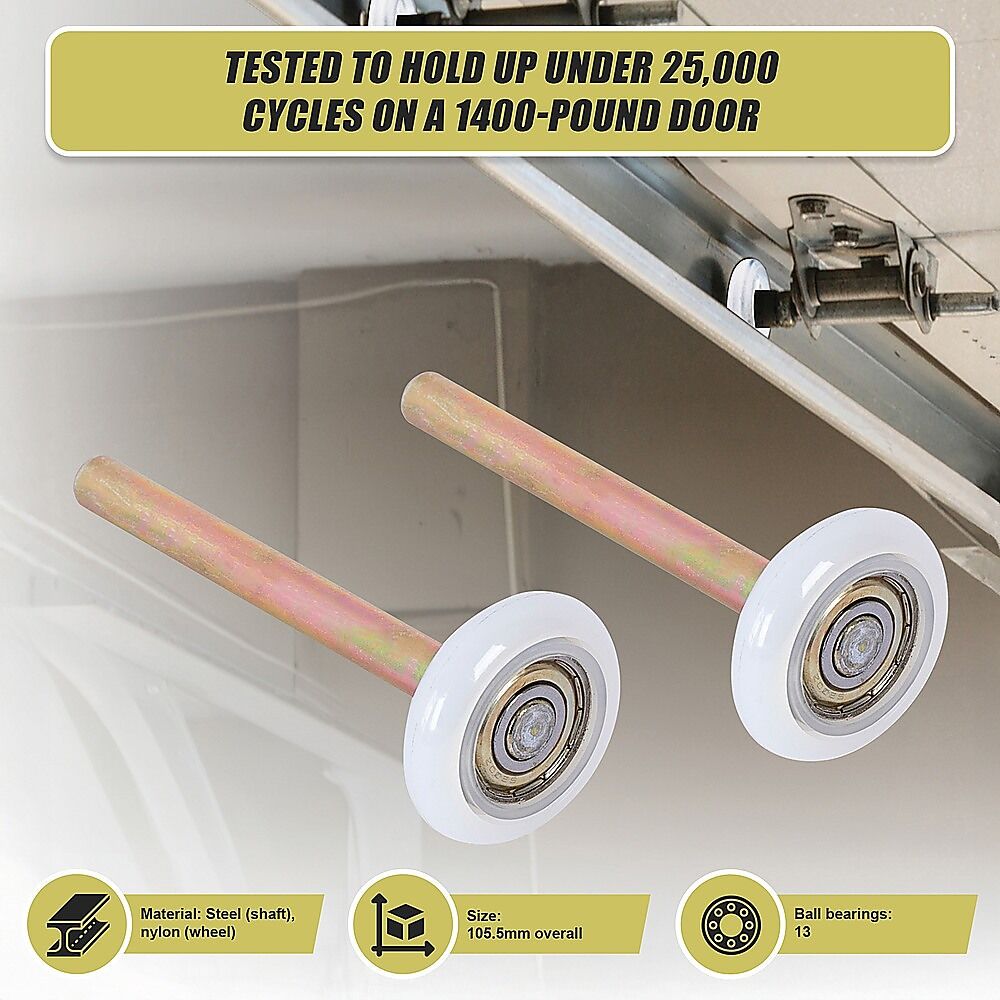 Garage Door Roller / Wheel / Heavy-duty 13 Ball Bearing 12 Pack Price