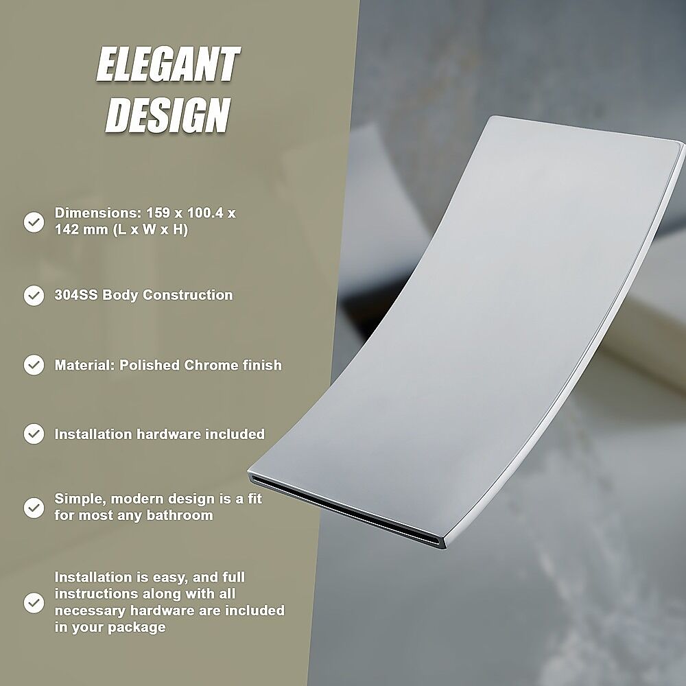 304SS Waterfall Bath Spout Price