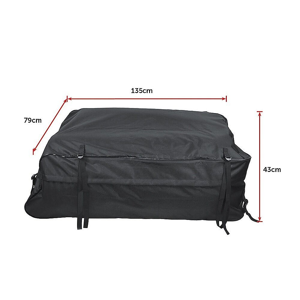 458 Litre Large Car Cargo Travel Rain Proof Roof Top Bag Storage Carrier Box Price