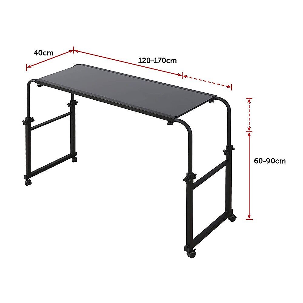 Overbed Table Work Laptop Desk with Wheels Price