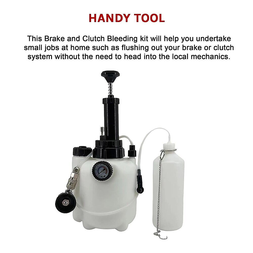 Bleed Tool Pressure 3 ltr Brake & Clutch Bleeding System Fluid Bleeder Price