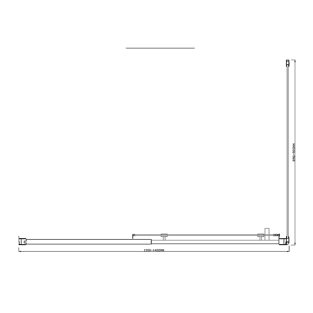 Adjustable 1400x920mm Single Door Corner Sliding Glass Shower Screen in Chrome Price