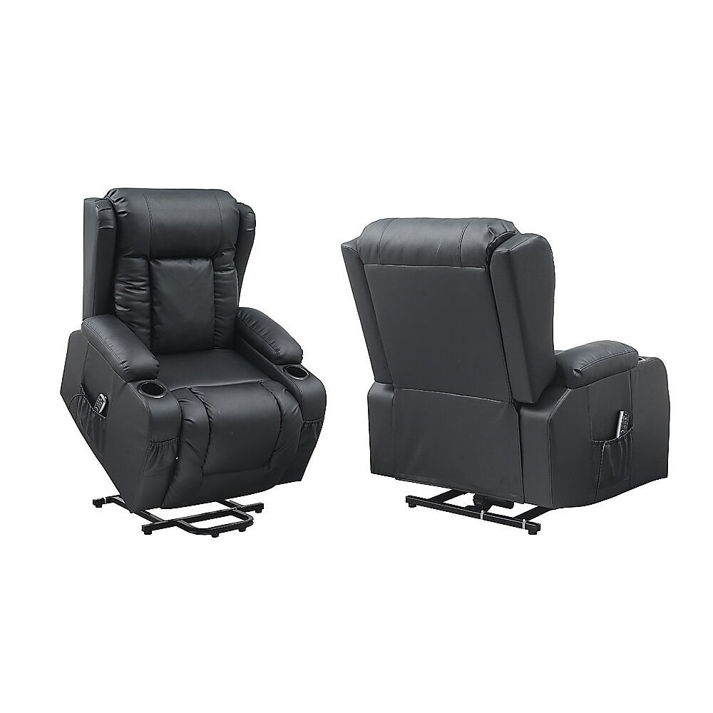 Lift Heated Leather Recliner Electric Massage Chair with USB port Price