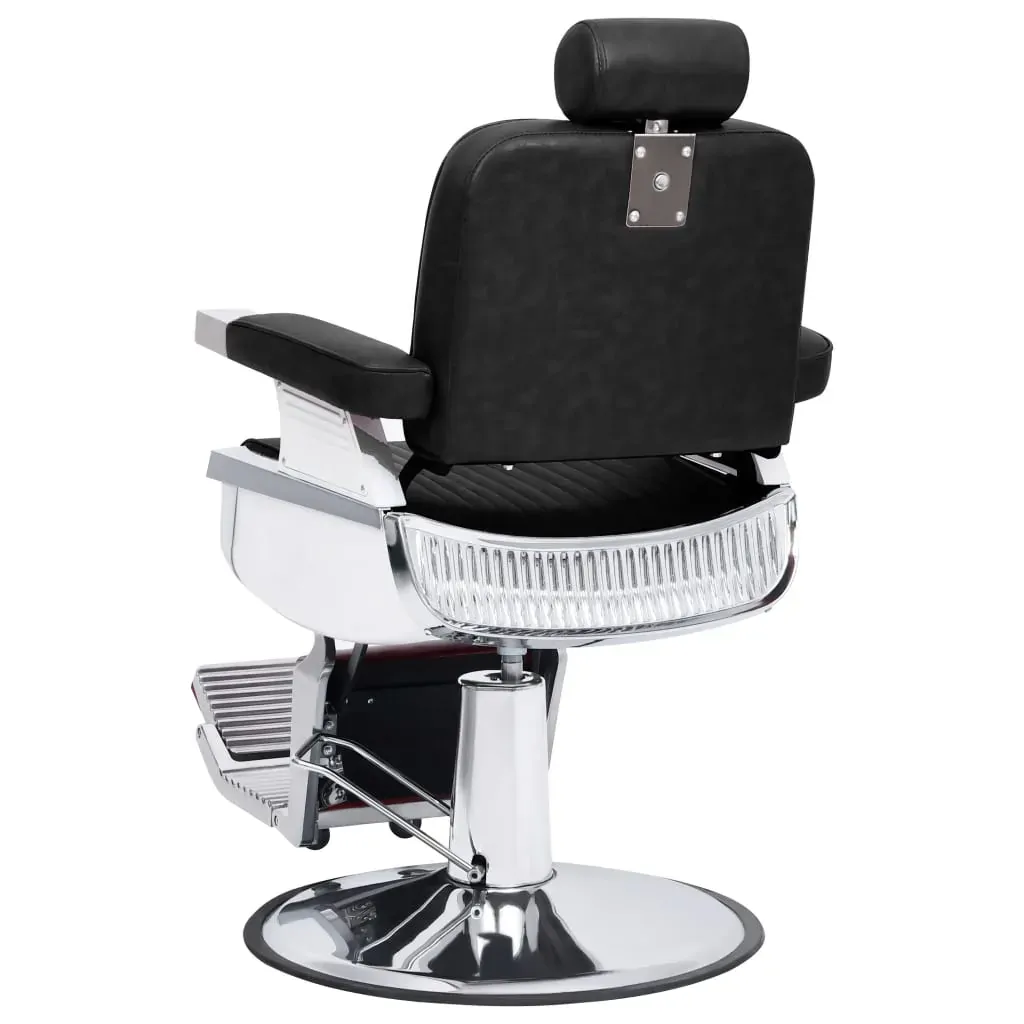 Barber Chair Black 68x69x116 cm Faux Leather Price