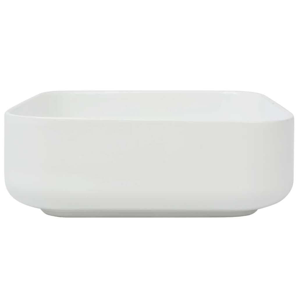 Basin Square Ceramic White 39x39x13.5 cm Price