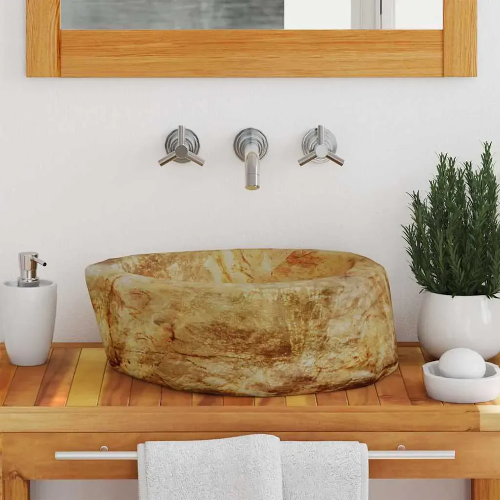 Sink 45x35x15 cm Fossil Stone Cream Price