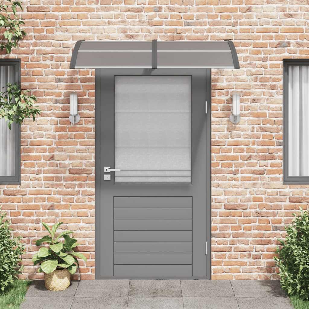 Door Canopy Black 150x75 cm Polycarbonate Price