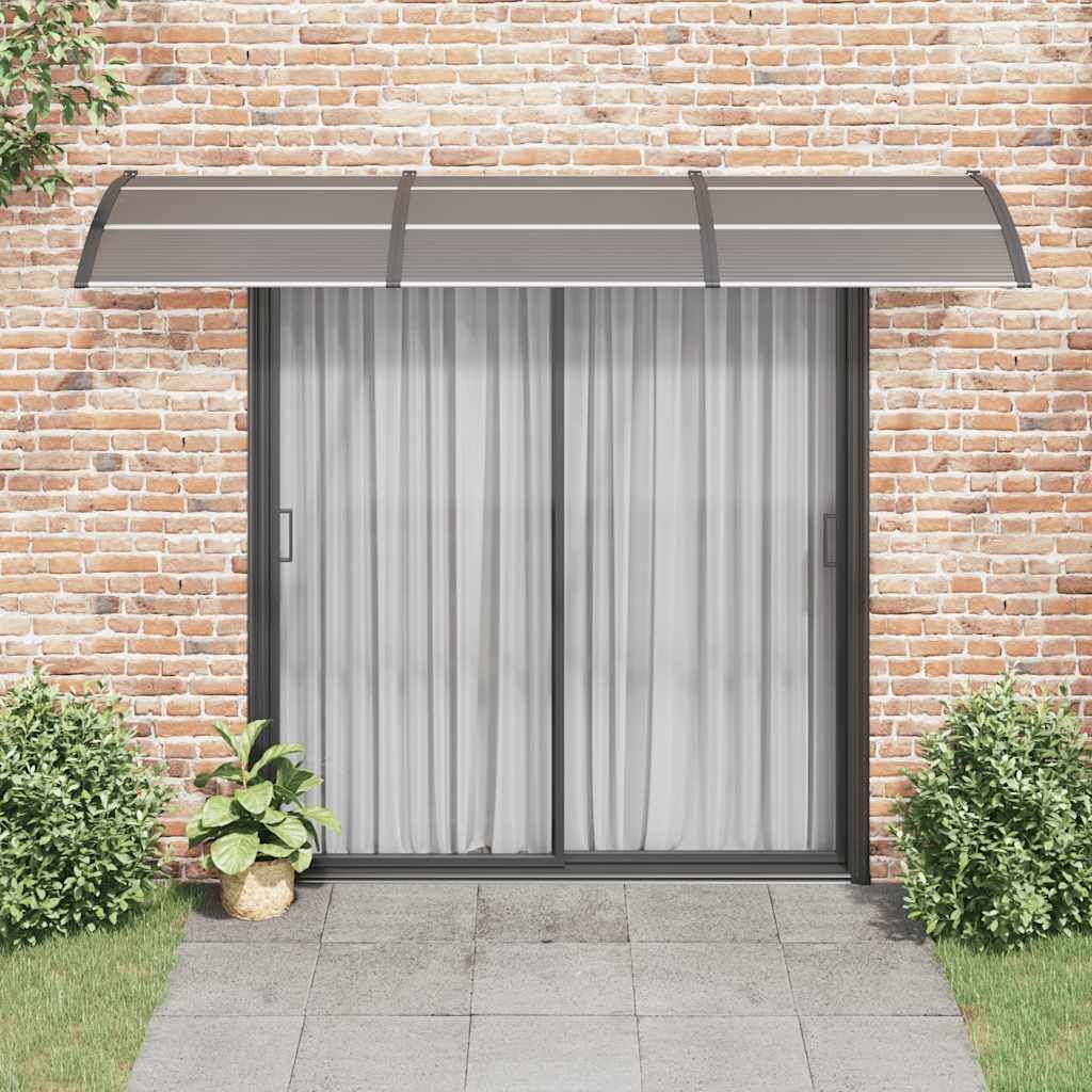 Door Canopy Black 300x75 cm Polycarbonate Price