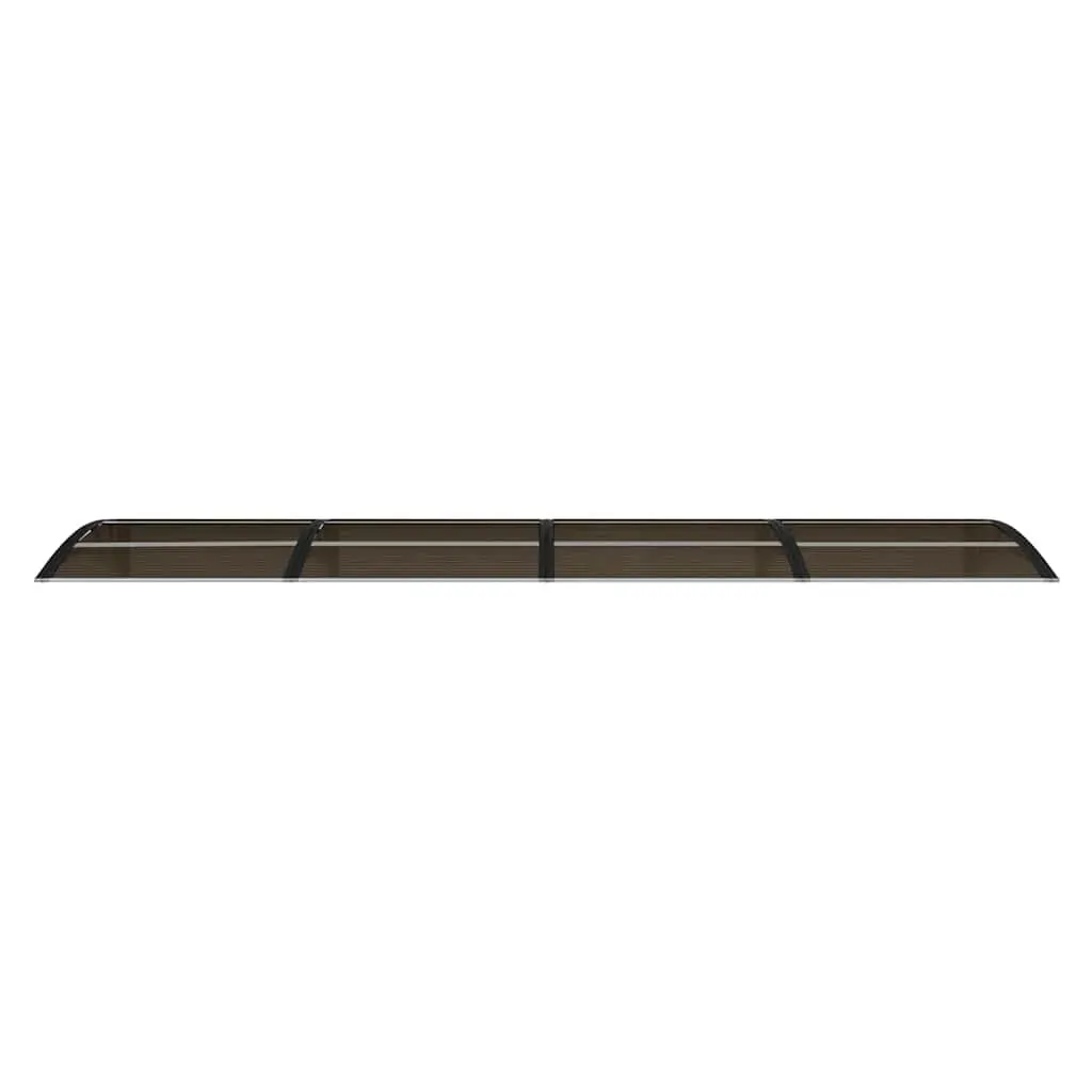 Door Canopy Black 350x75 cm Polycarbonate Price