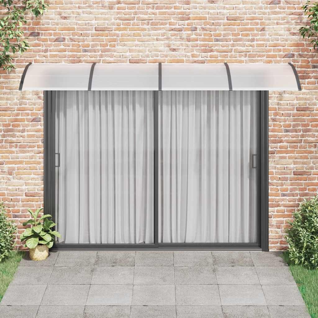 Door Canopy Black 350x100 cm Polycarbonate Price