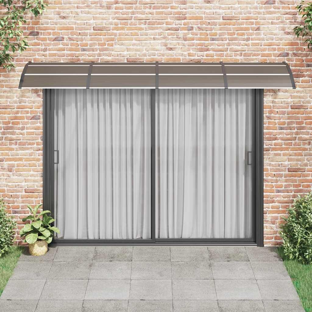 Door Canopy Black 350x100 cm Polycarbonate Price
