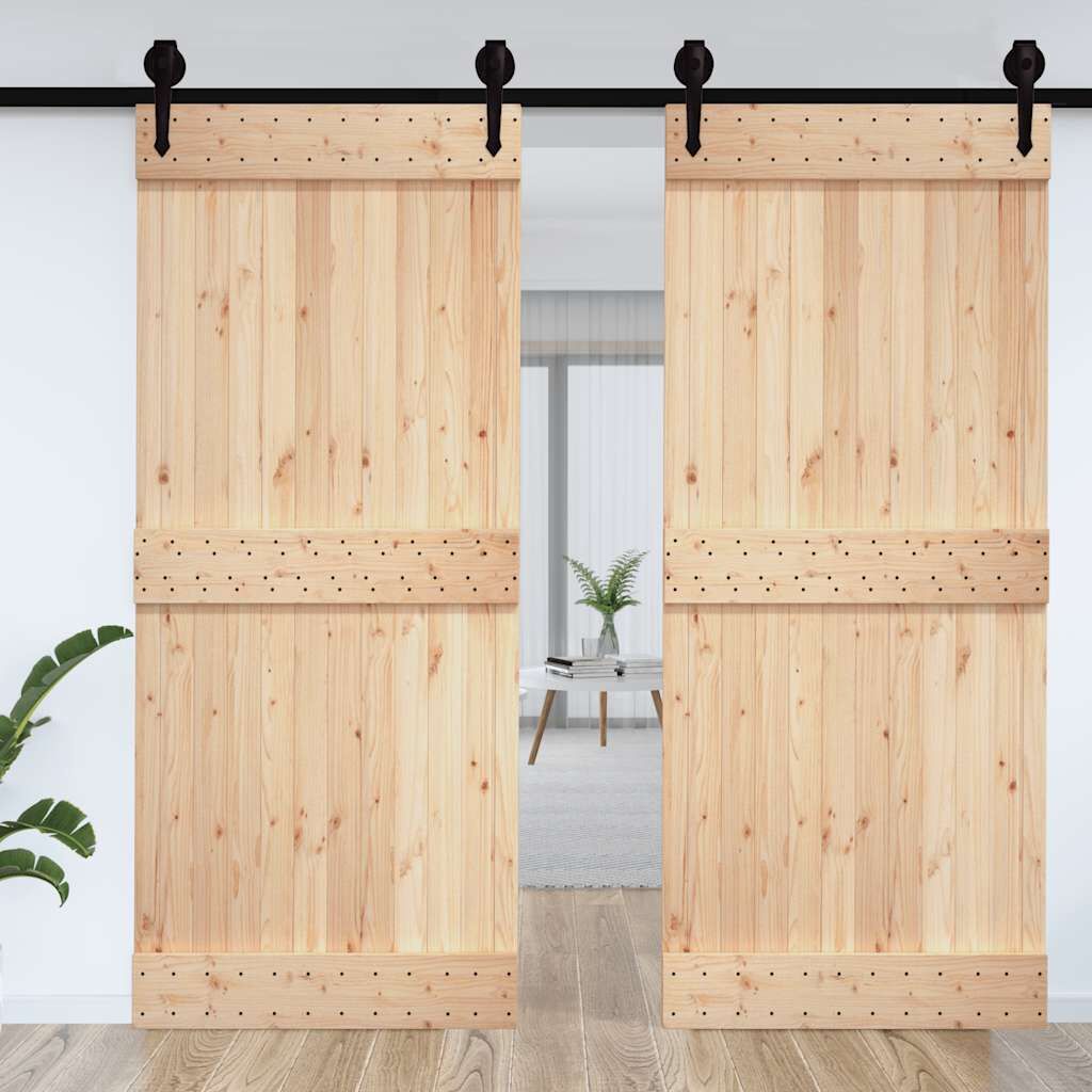 Door NARVIK 100x210 cm Solid Wood Pine Price
