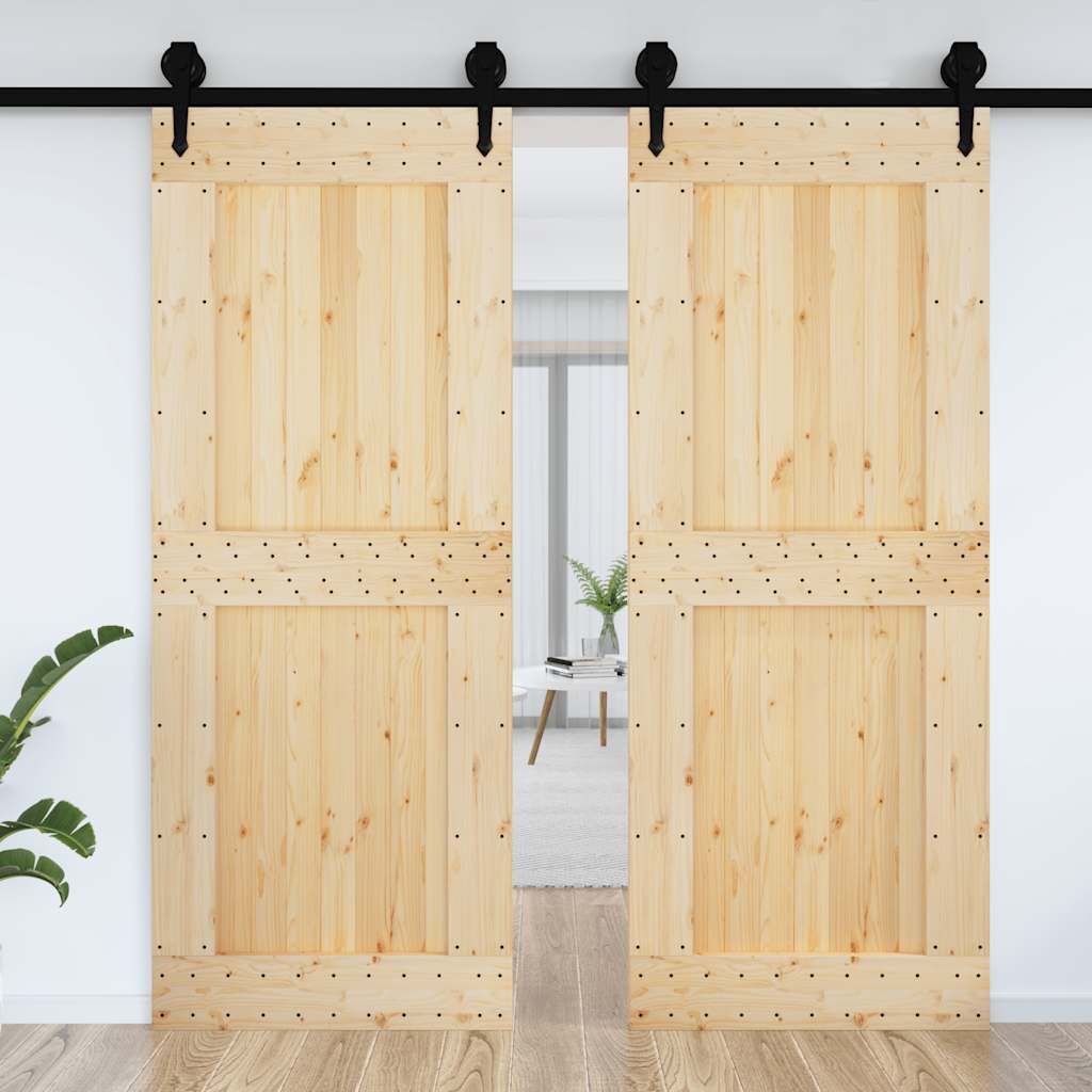 Door NARVIK 90x210 cm Solid Wood Pine Price