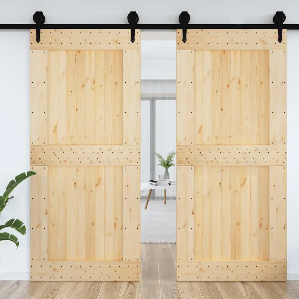 Door NARVIK 100x210 cm Solid Wood Pine Price