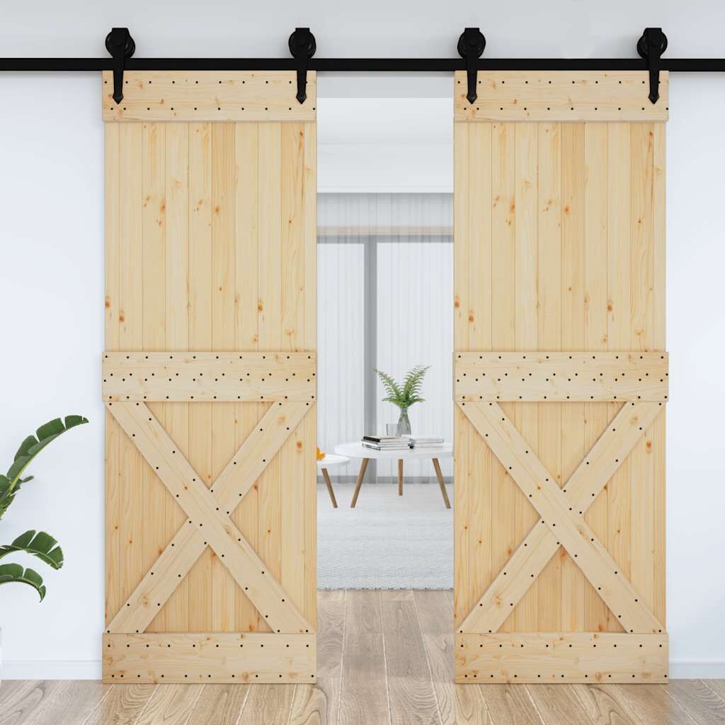 Door NARVIK 80x210 cm Solid Wood Pine Price