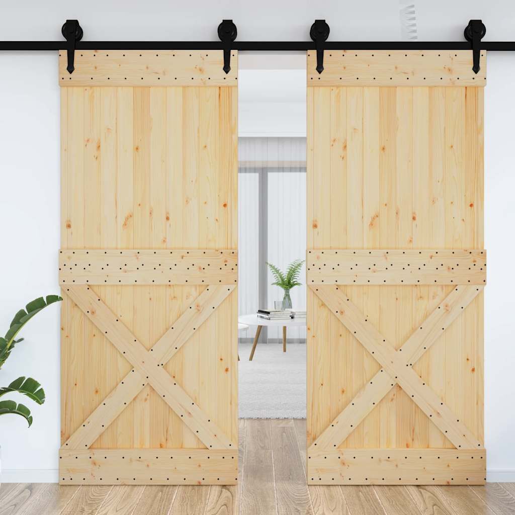 Door NARVIK 95x210 cm Solid Wood Pine Price
