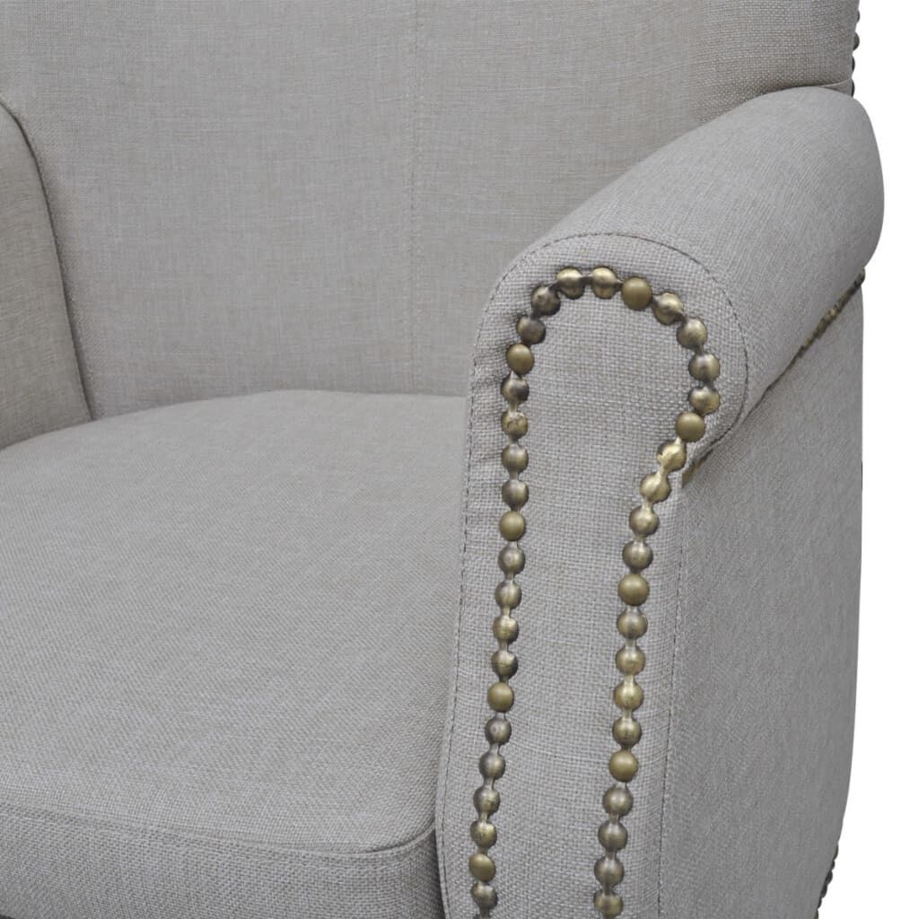 Armchair Grey Fabric Price