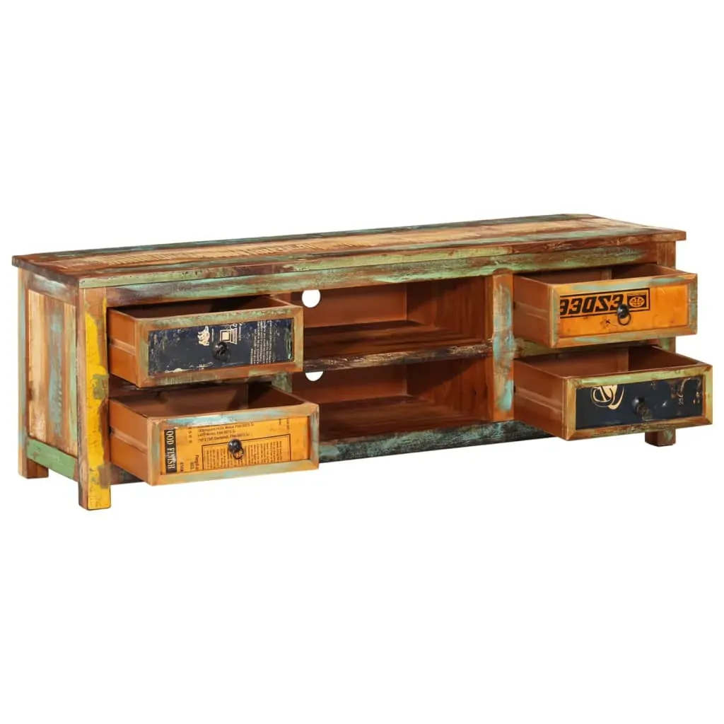 Reclaimed Wood TV Cabinet TV Stand 4 Drawers Price