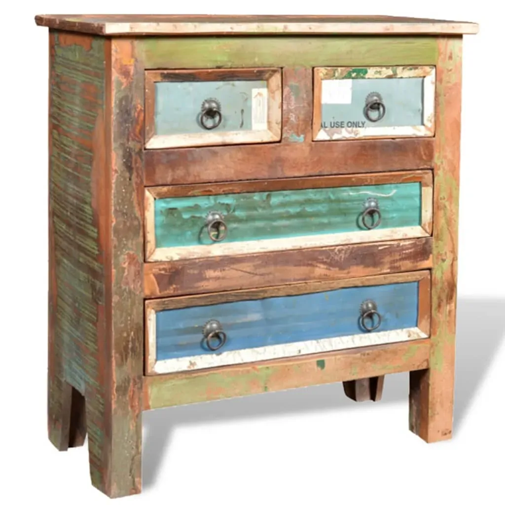 Reclaimed Cabinet Solid Wood with 4 Drawers Price
