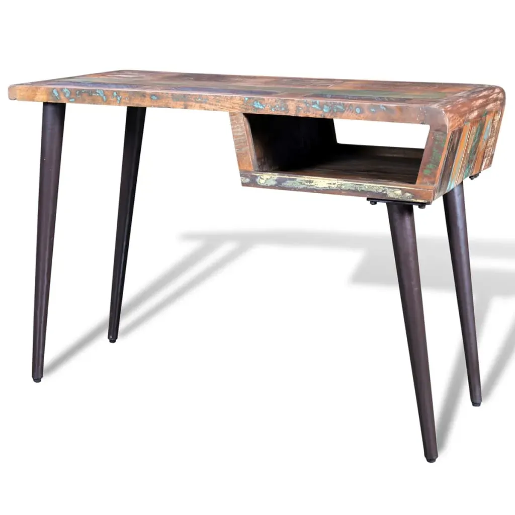Reclaimed Wood Desk with Iron Legs Price