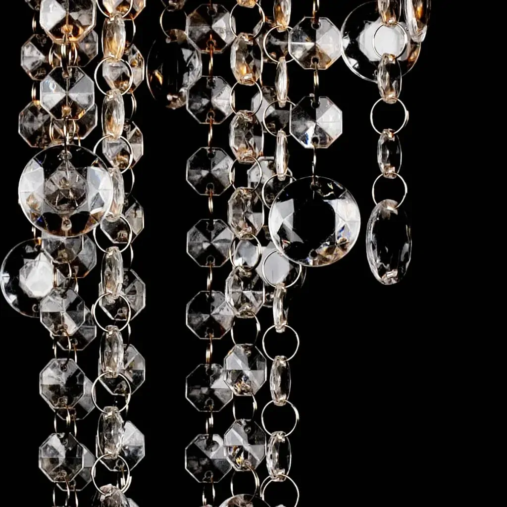 White Metal Ceiling Lamp with Crystal Beads Price