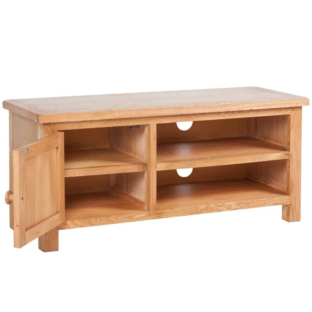 TV Cabinet 103 x 36 x 46 cm Solid Oak Wood Price