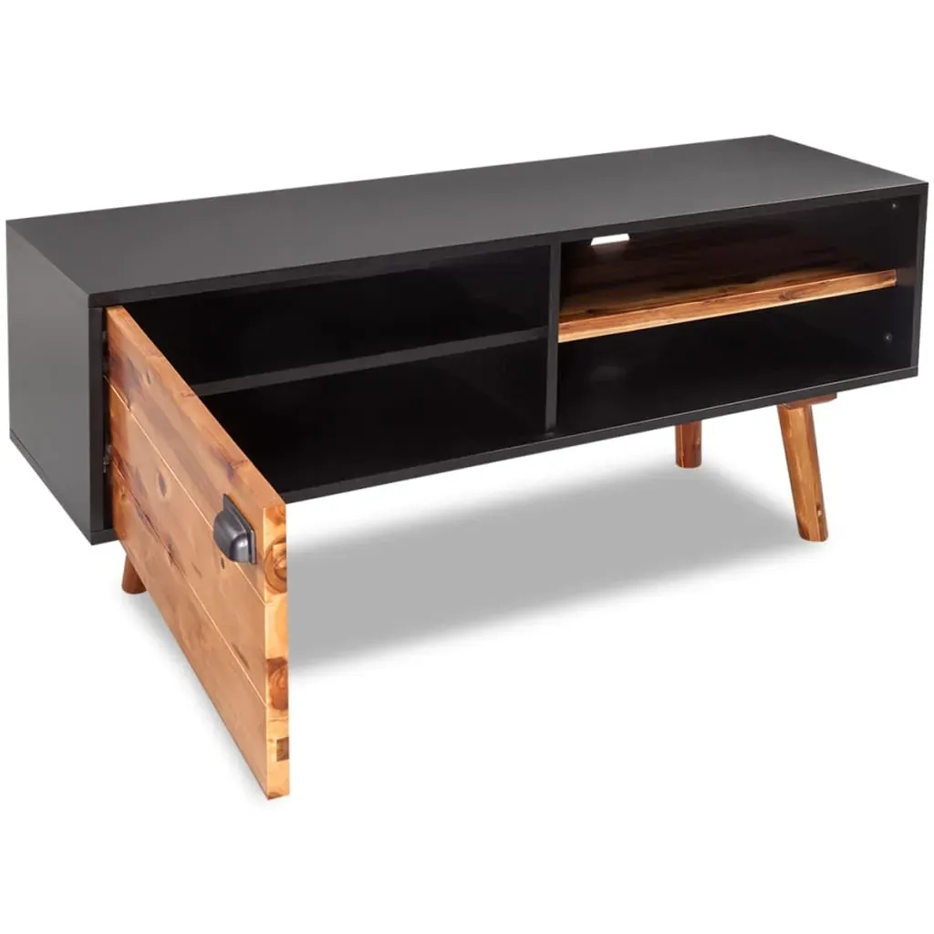 TV Cabinet 120x35x50 cm Solid Acacia Wood Price