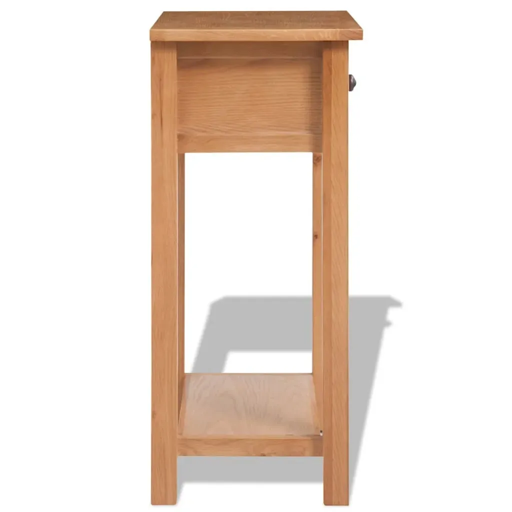 Console Table 50x32x75 cm Solid Oak Wood Price