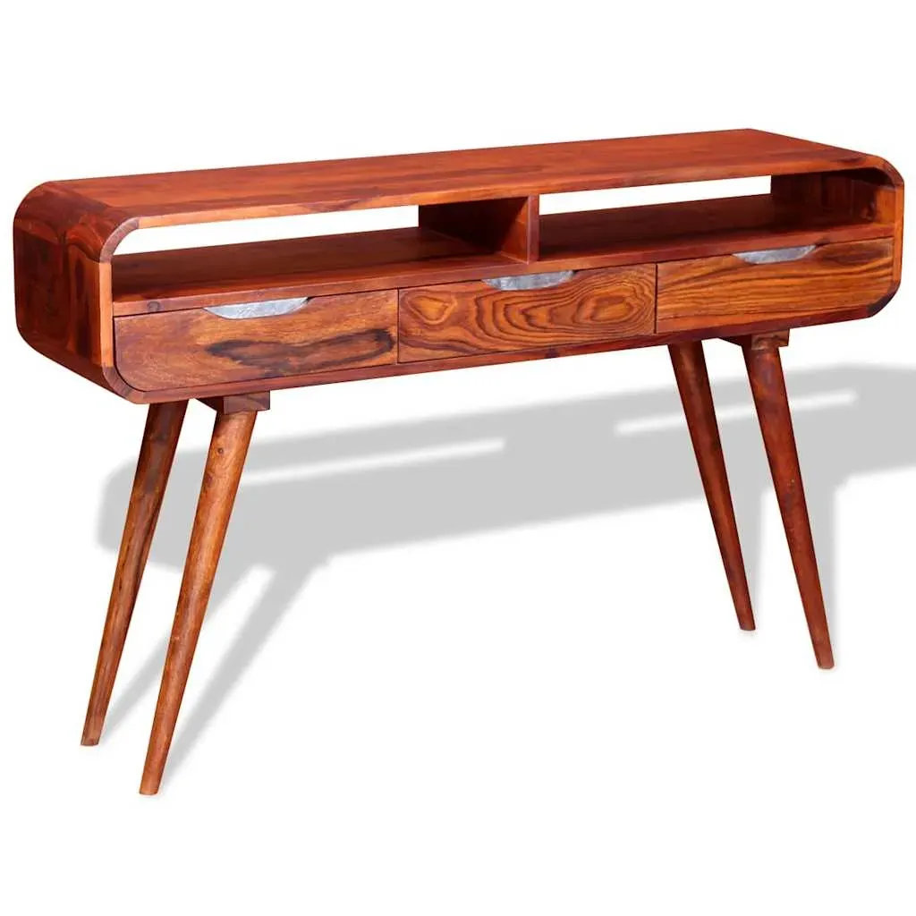 Console Table Solid Acacia Wood 120x30x75 cm Price