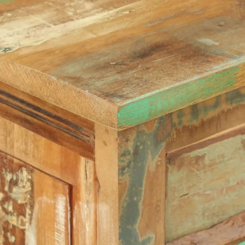4-Layer Shoe Cabinet with Drawer Solid Reclaimed Wood Price