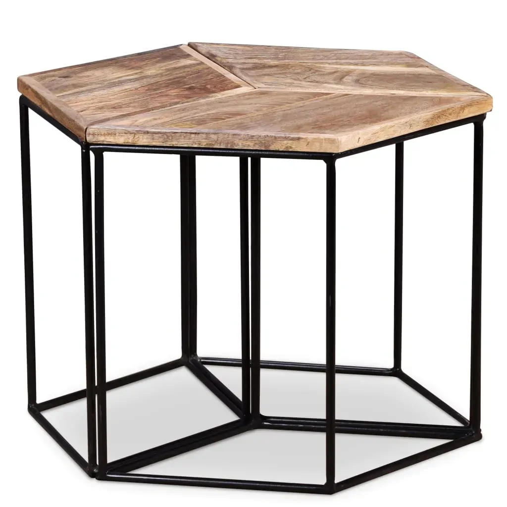 Coffee Table Solid Mango Wood 56x48x40 cm Price