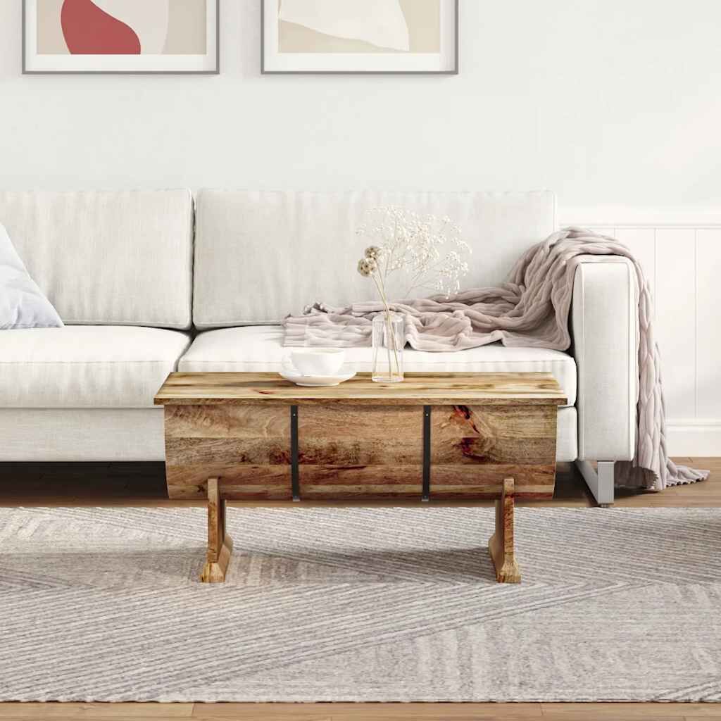 Coffee Table Solid Mango Wood 88x50x40 cm Price