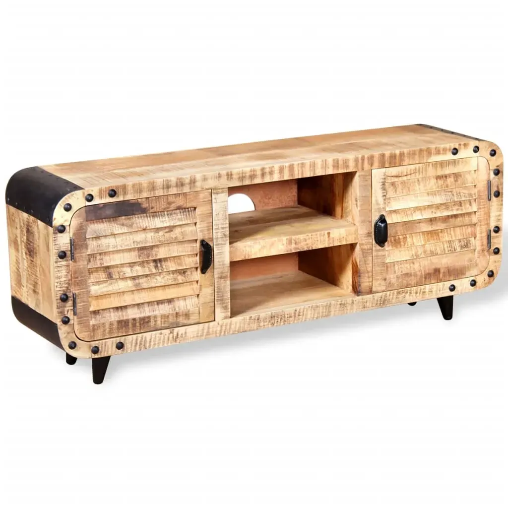 TV Cabinet Rough Mango Wood 120x30x50 cm Price