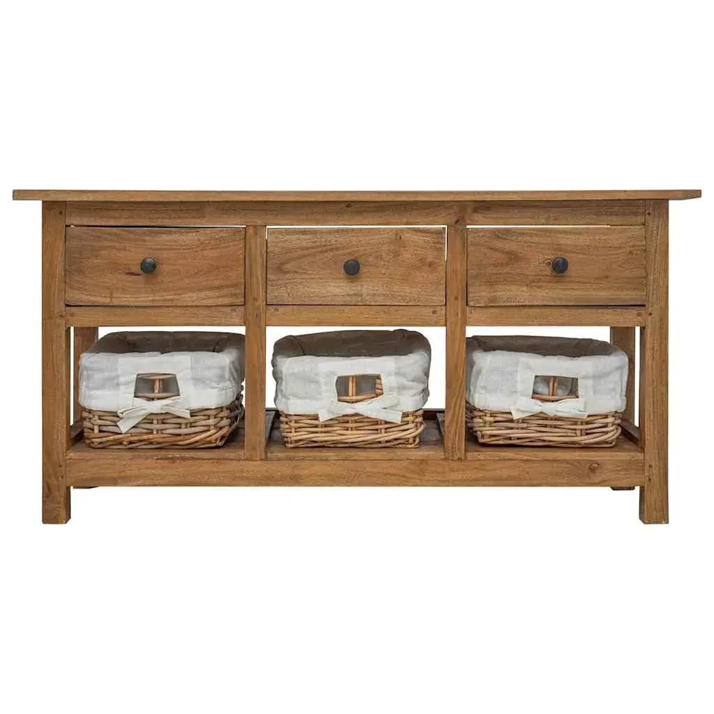 Sideboard Solid Mahogany Wood 100x30x50 cm Price
