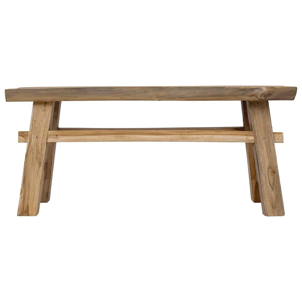 Bench Mixed Recycled Wood and Solid Teak 100x28x43 cm Price