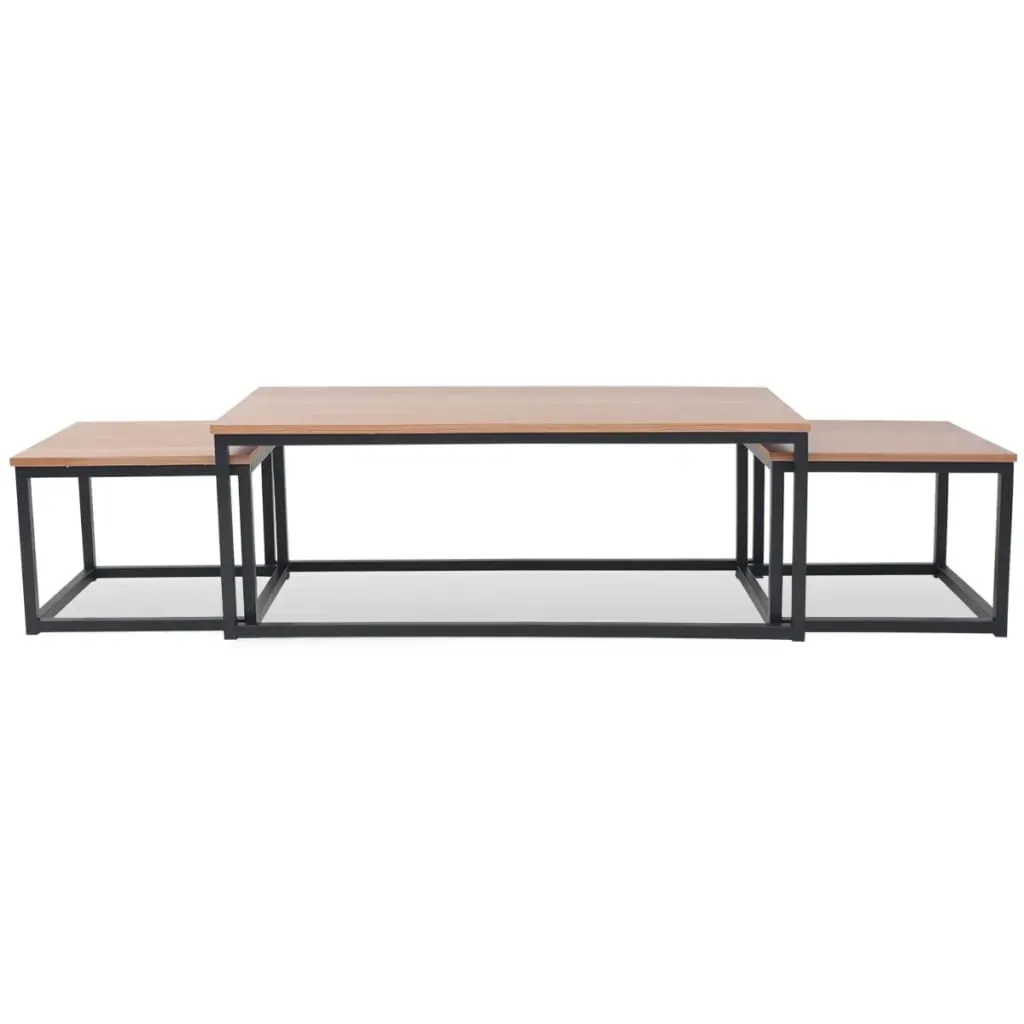 Coffee Table Set 3 Pieces Ash Price