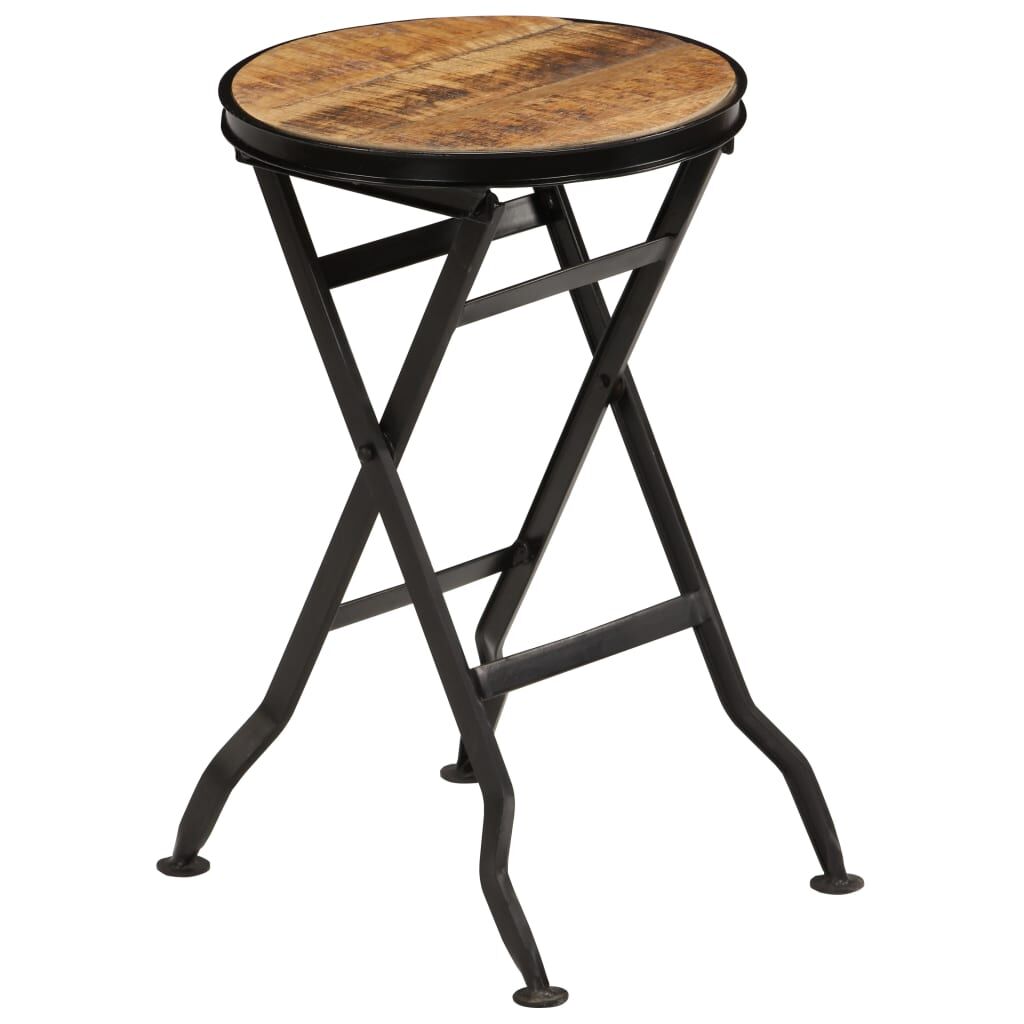 Desk with Folding Stool Solid Mango Wood 115x50x76 cm Price