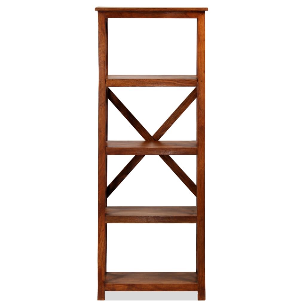 Bookshelf Solid Acacia Wood Honey Finish 60x30x160 cm Price
