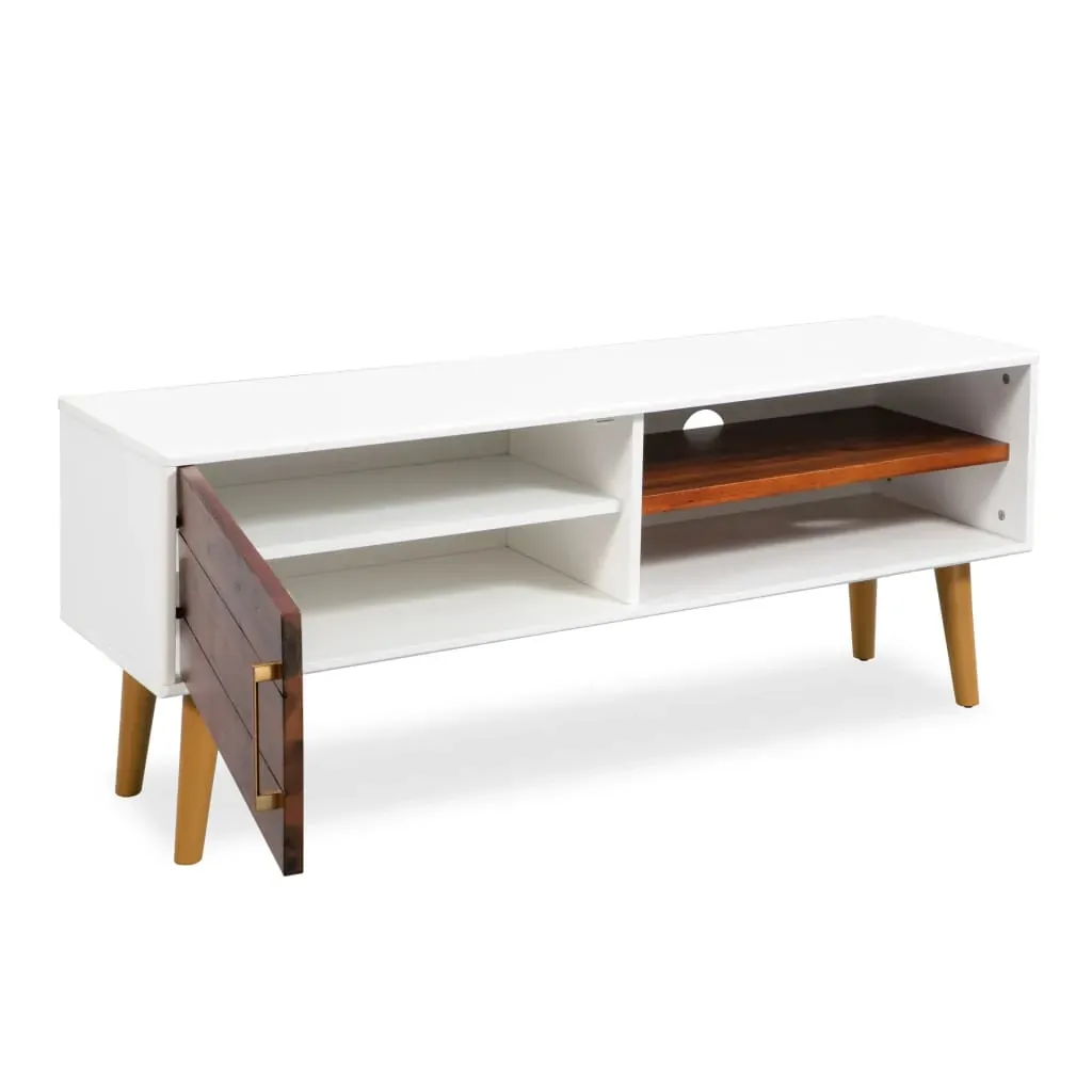 TV Cabinet Solid Acacia Wood 120x35x45 cm Price