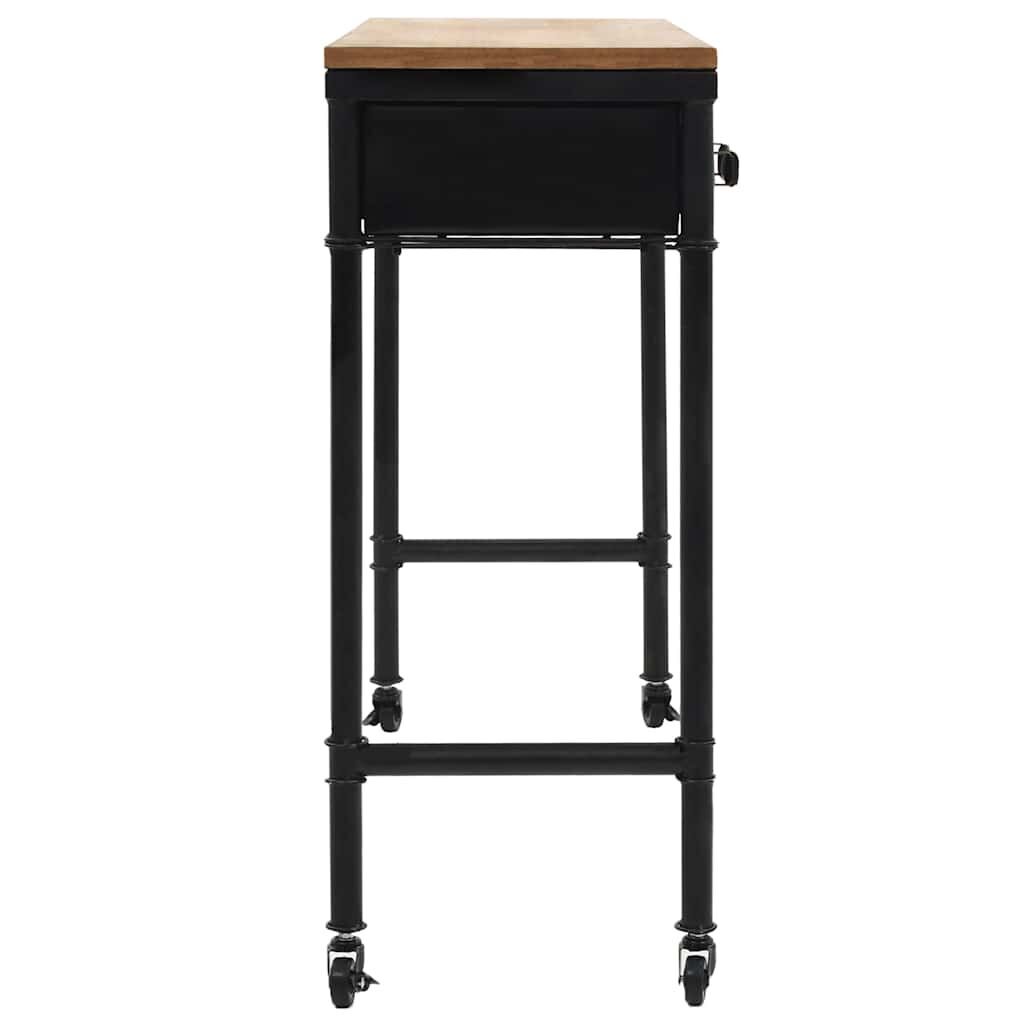 Console Table MDF and Fir Wood 100x33.5x80 cm Price