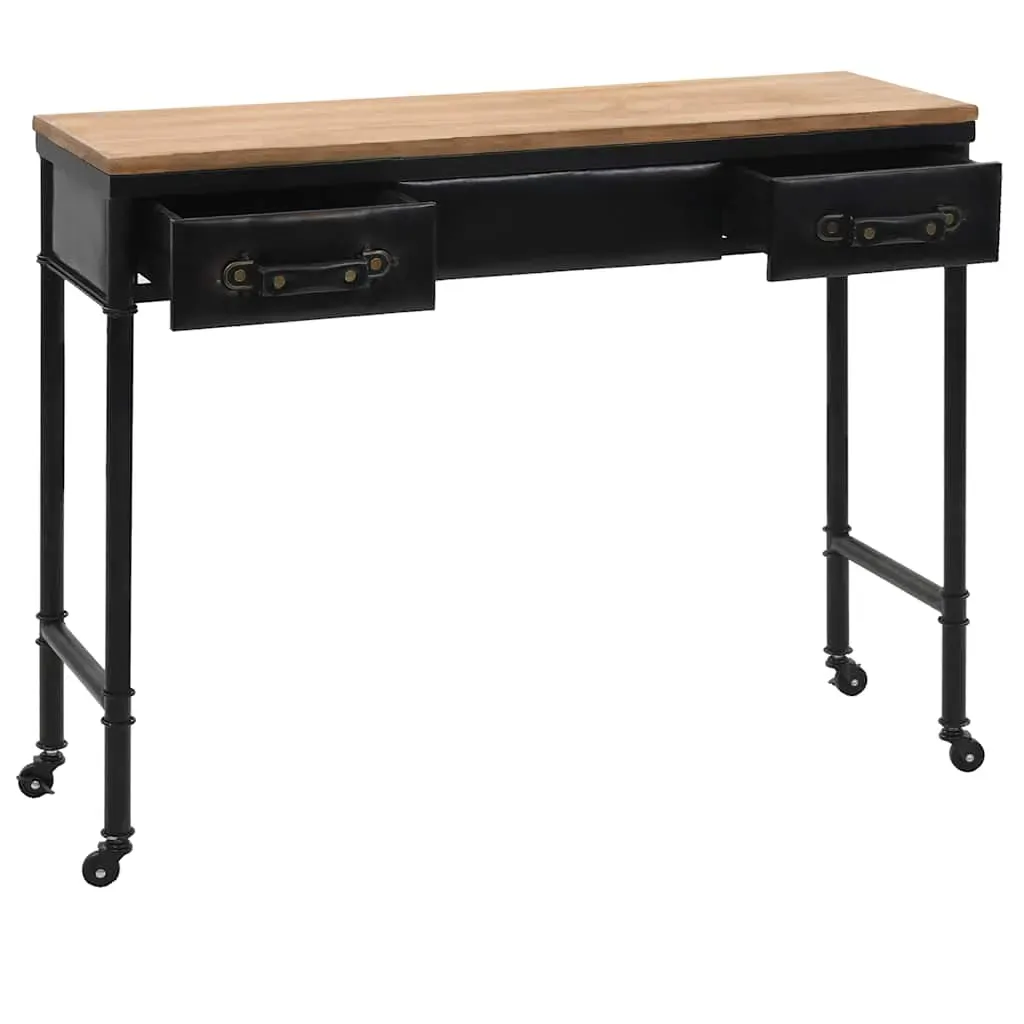 Console Table MDF and Fir Wood 100x33.5x80 cm Price