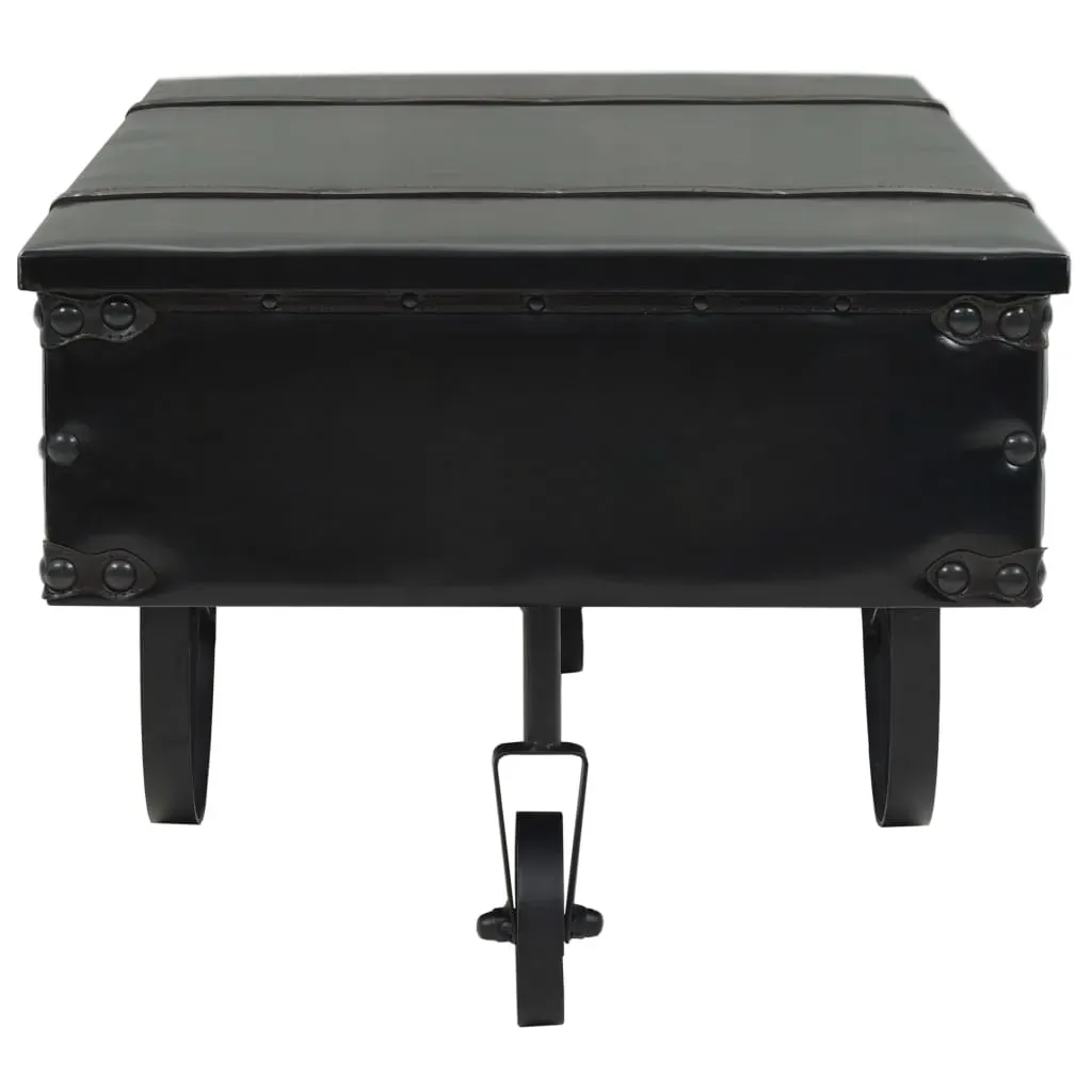 Coffee Table MDF and Fir Wood 110x55x43 cm Price