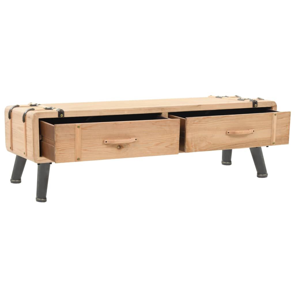TV Cabinet Solid Fir Wood 120x33x35 cm Price
