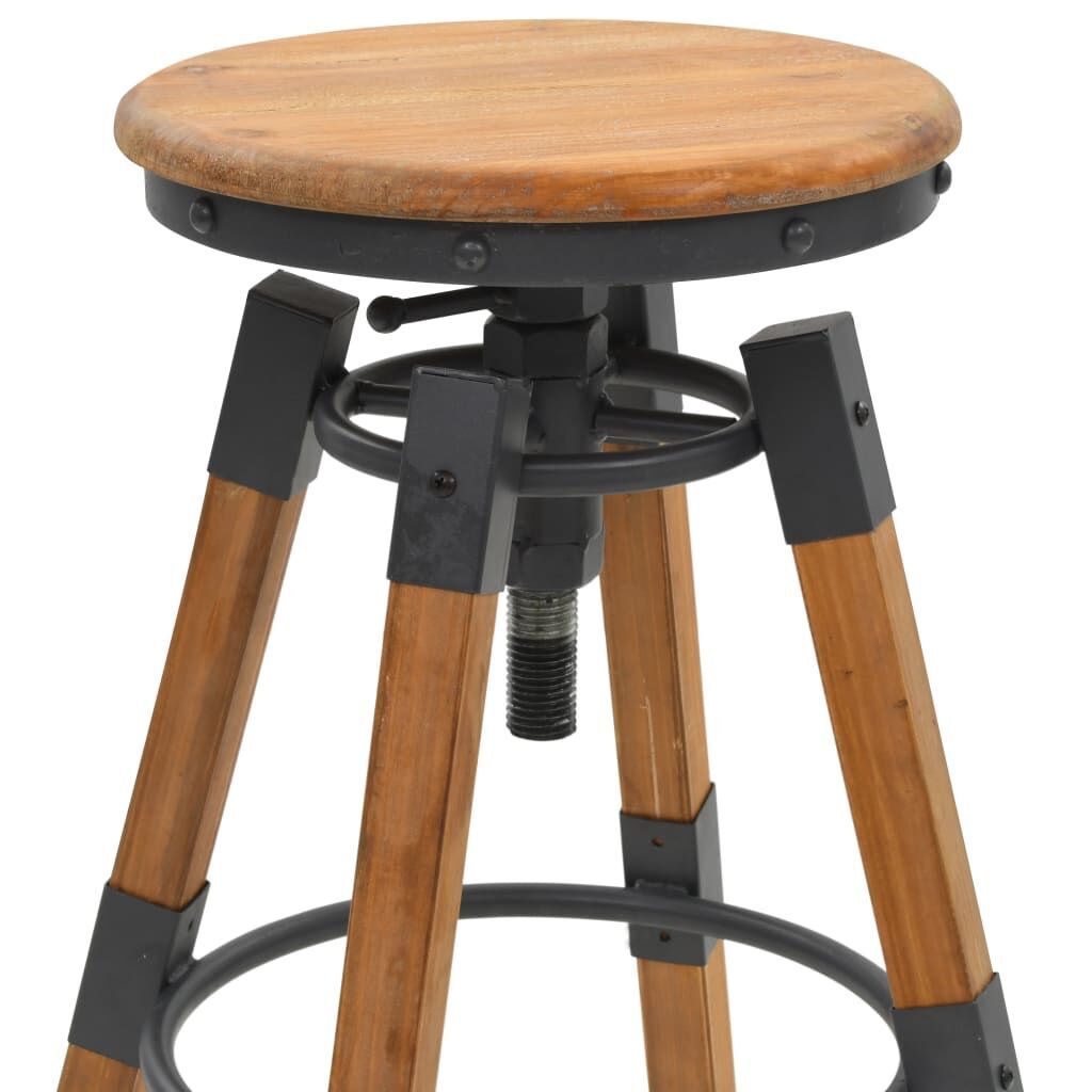 Bar Stools 2 pcs Solid Fir Wood Price