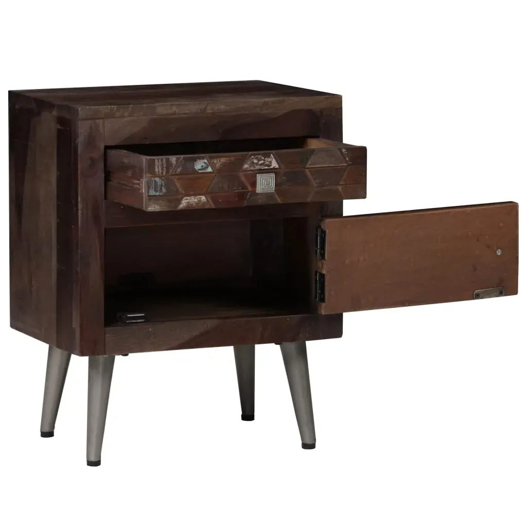 Bedside Cabinet Solid Reclaimed Wood 40x30x50 cm Price