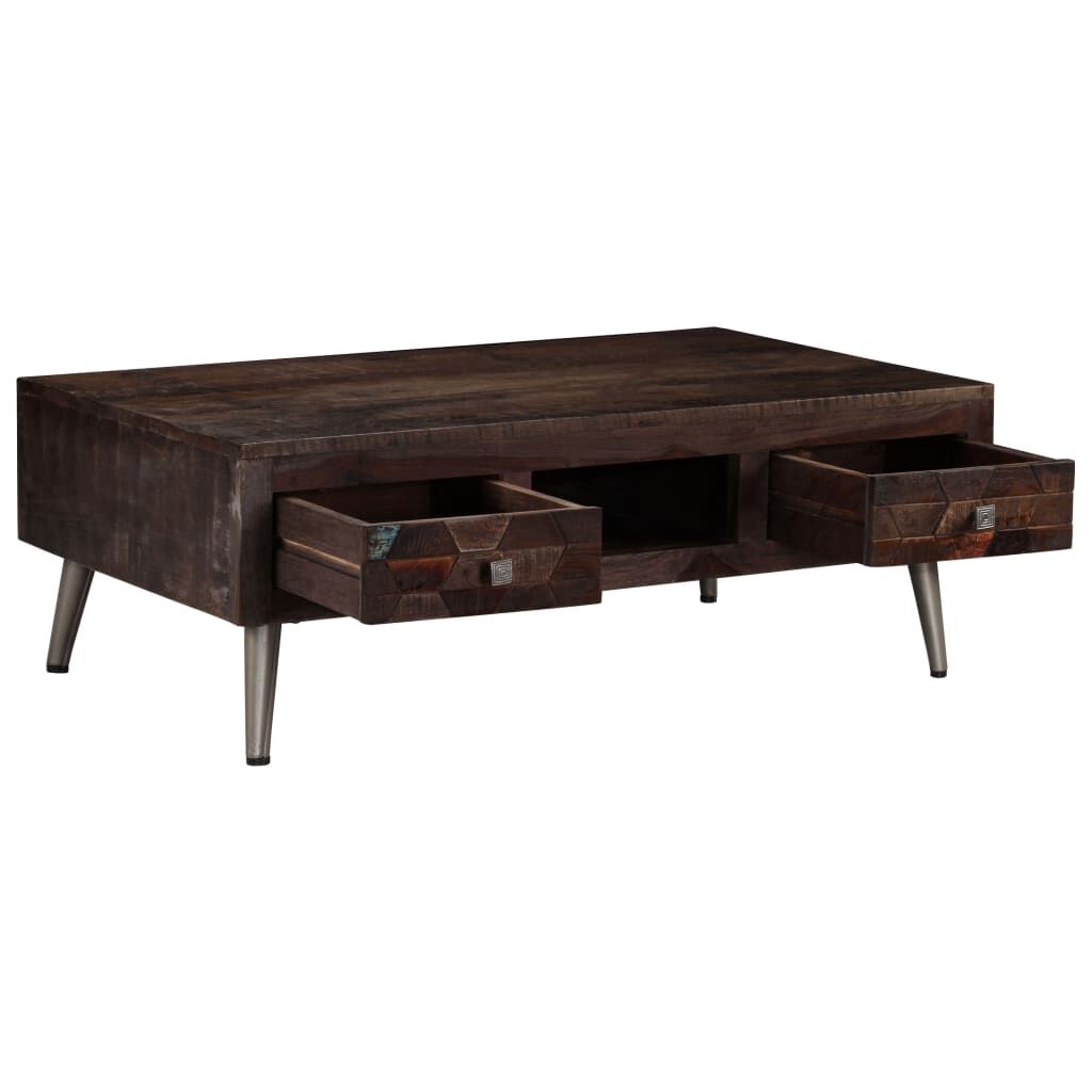 Coffee Table Solid Reclaimed Wood 100x60x35 cm Price