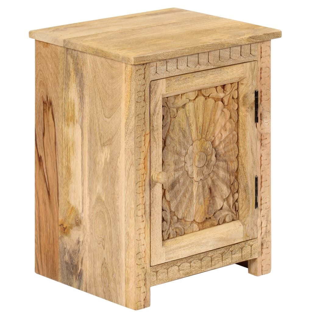 Bedside Table Solid Mango Wood 40x30x50 cm Price