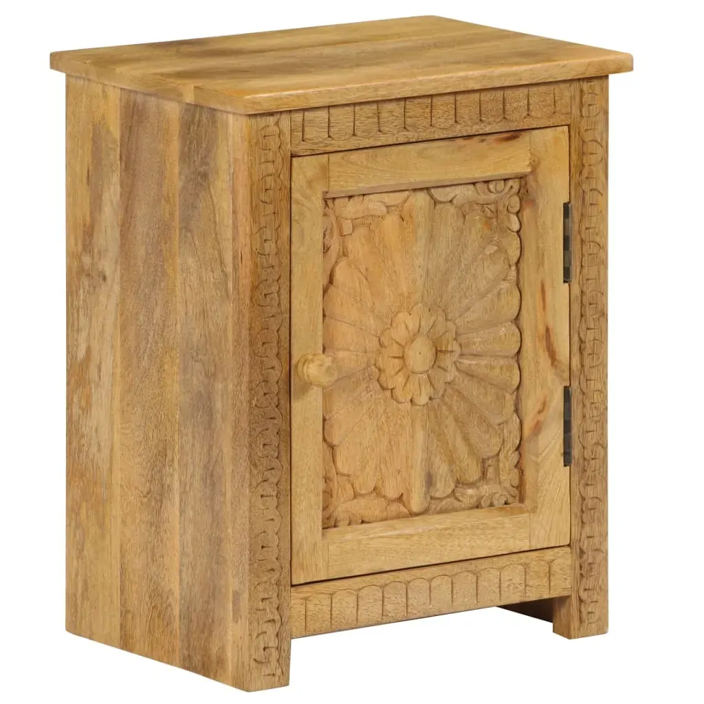 Bedside Table Solid Mango Wood 40x30x50 cm Price